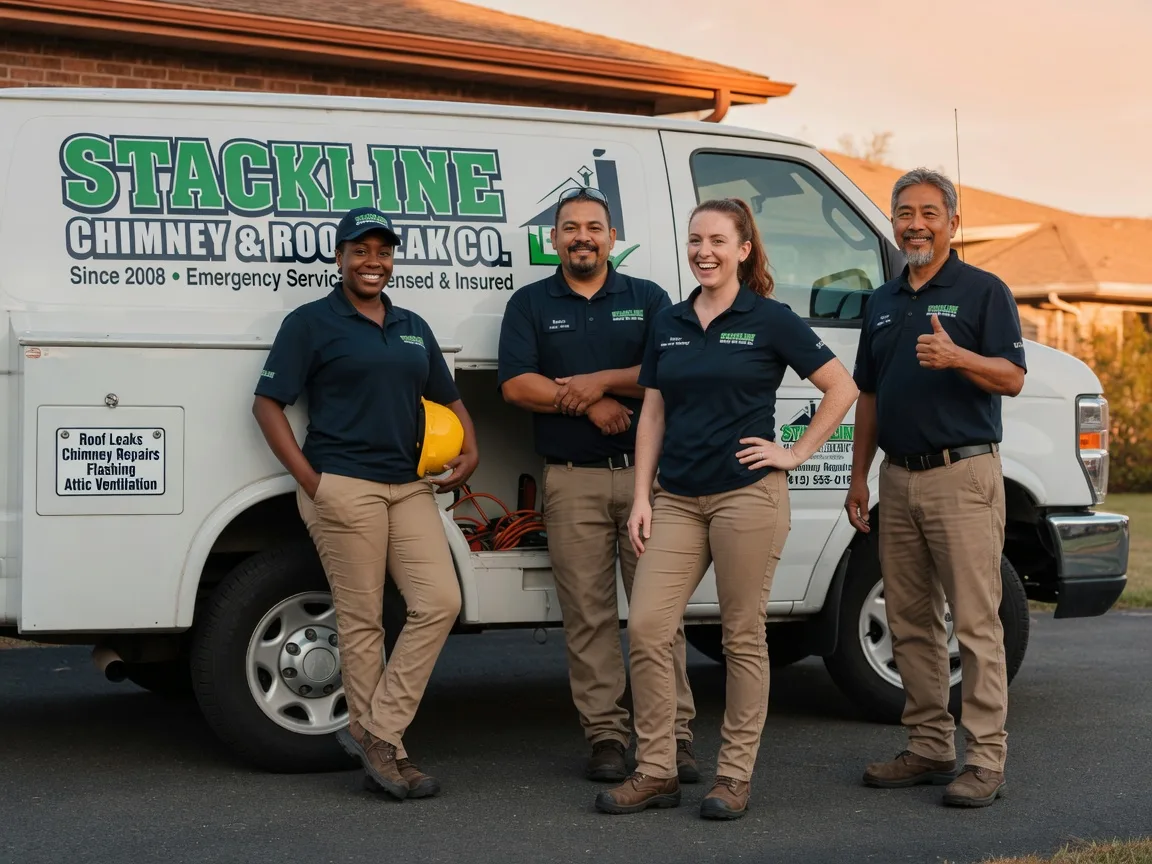 Chimney flashing repair company in Denton, NC
